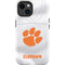 Clemson University White Jersey iPhone 15 Impact Case